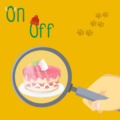 On, Off and the mystery of the missing cake